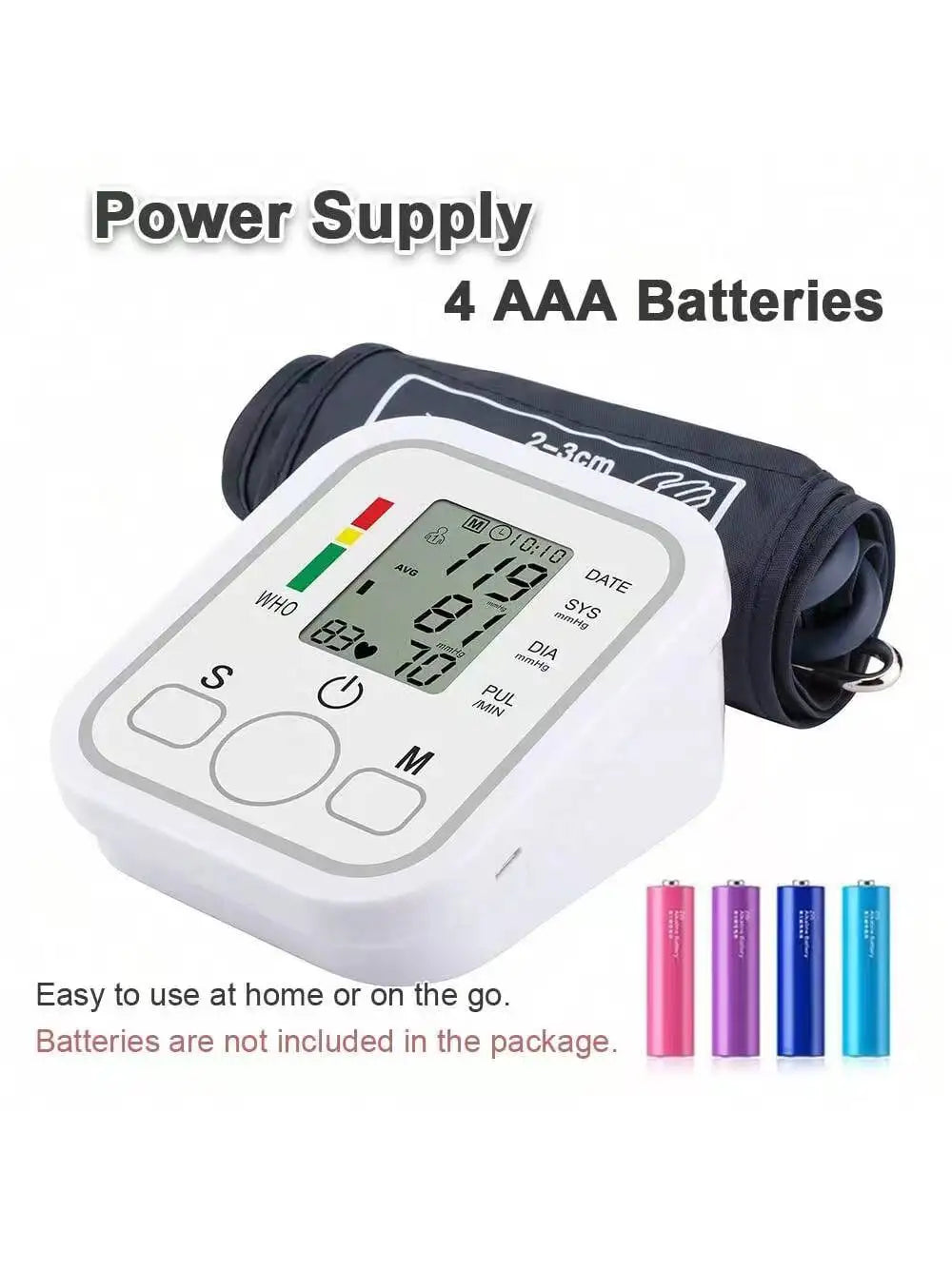 Electronic Arm High-Precision Blood Pressure Measuring Device