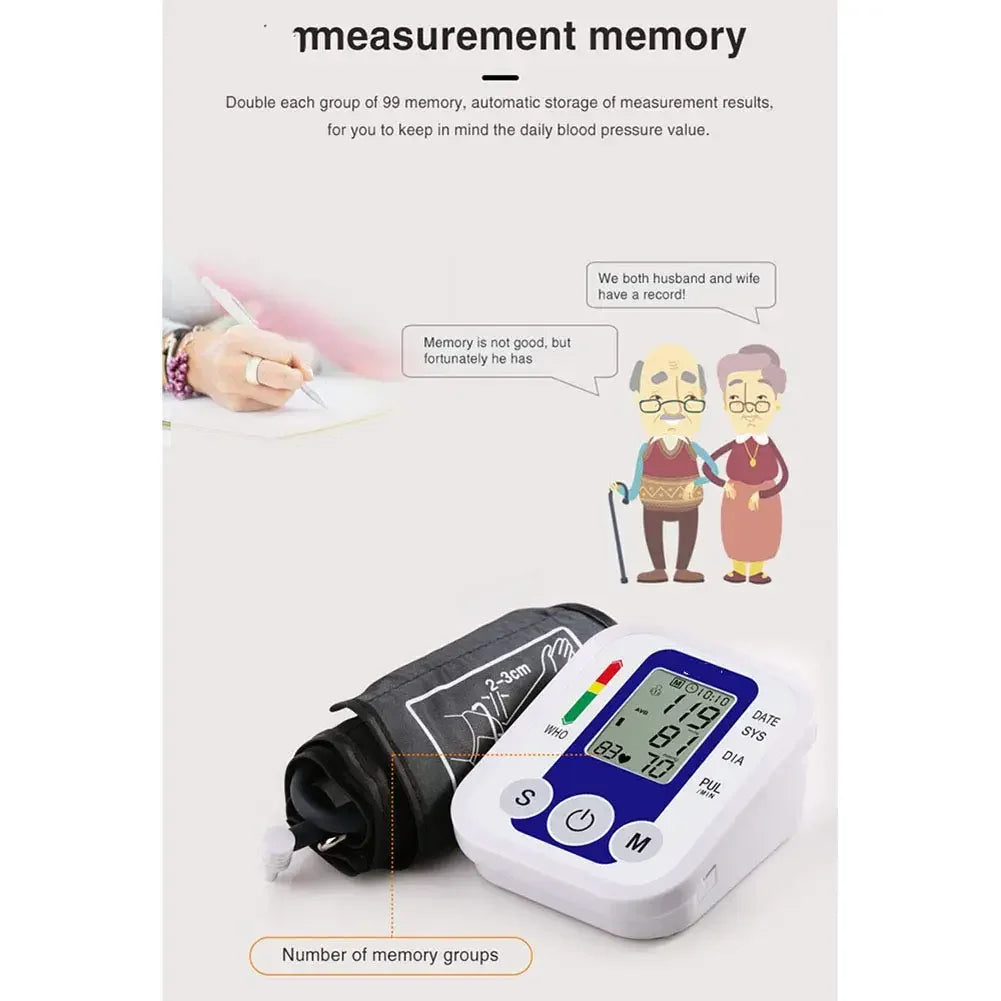 Electronic Arm High-Precision Blood Pressure Measuring Device