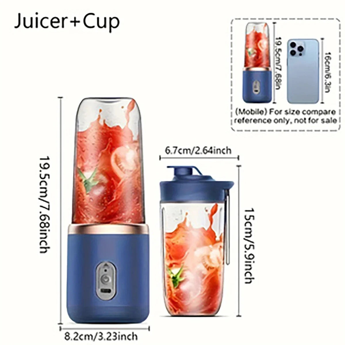 USB Rechargeable Mini Blender