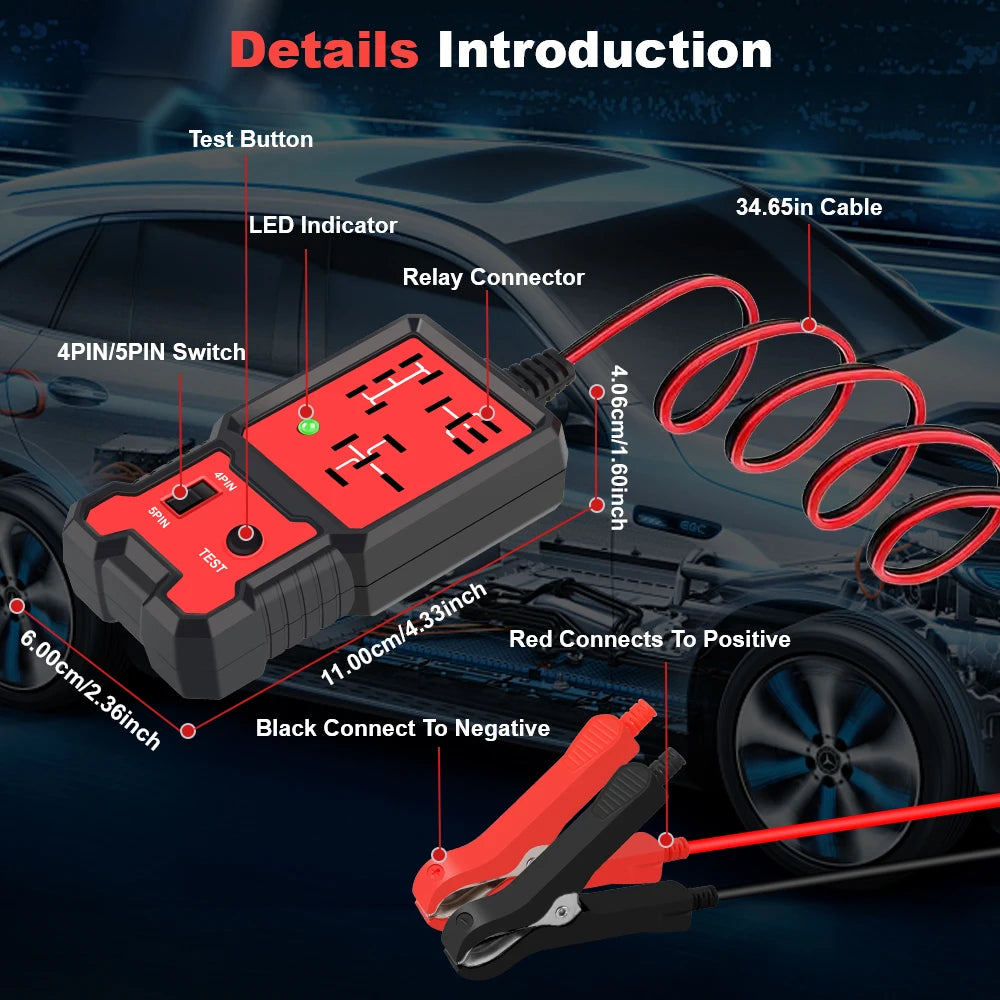LED Indicator Light Car Relay Tester