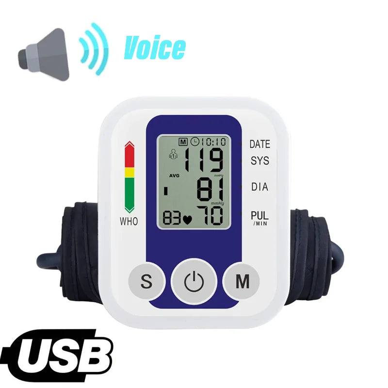 Electronic Arm High-Precision Blood Pressure Measuring Device