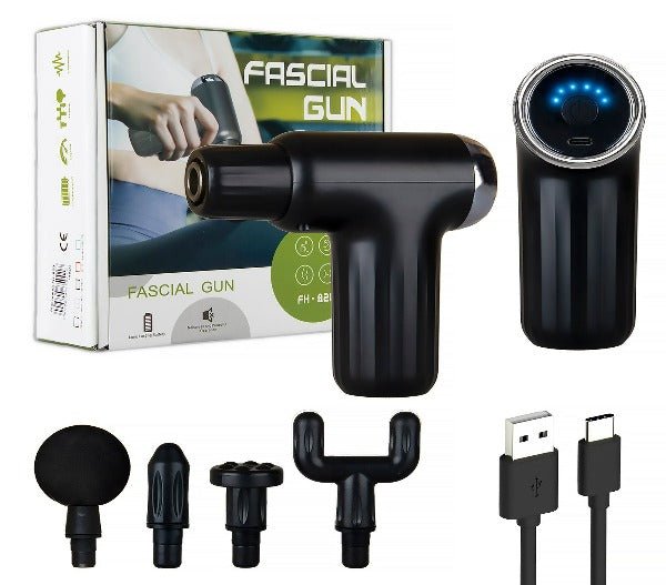 Body Massage Gun with 4 Heads