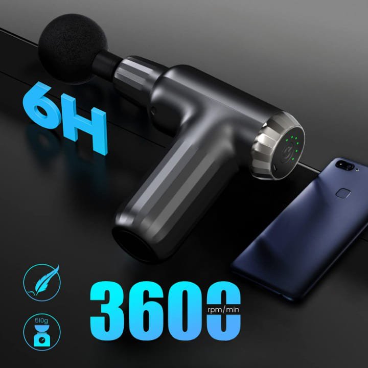 Body Massage Gun with 4 Heads